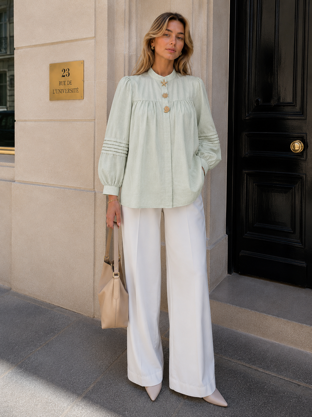 THE MINT CELESTE BLOUSE