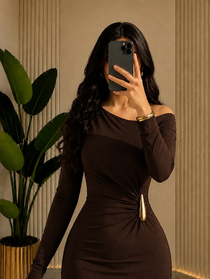 THE COCOA PRESTIGE LYCRA GOWN