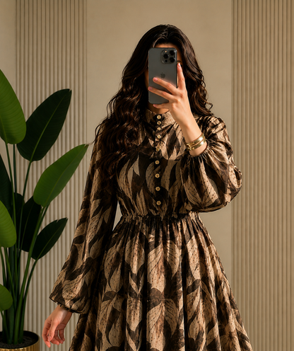 The Majestic Lurex Gown