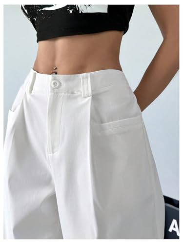 SHEIN Plus Soft Wide-Leg Trousers