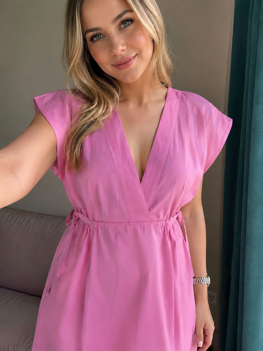 THE BLUSH COASTAL MAXI DRESS