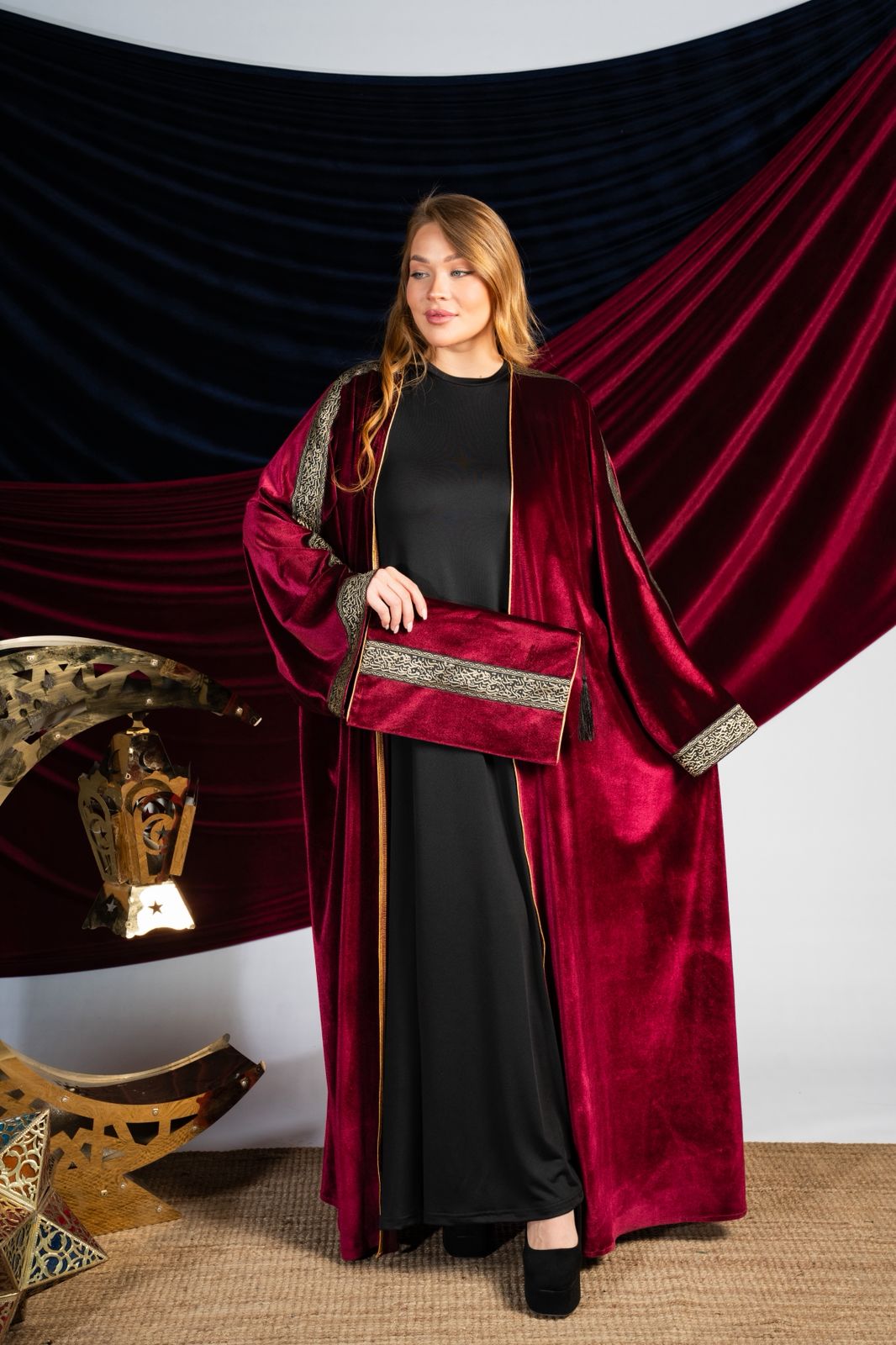 Royal Velvet Ramadan Kaftan Set