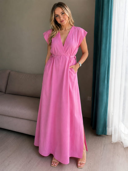 THE BLUSH COASTAL MAXI DRESS