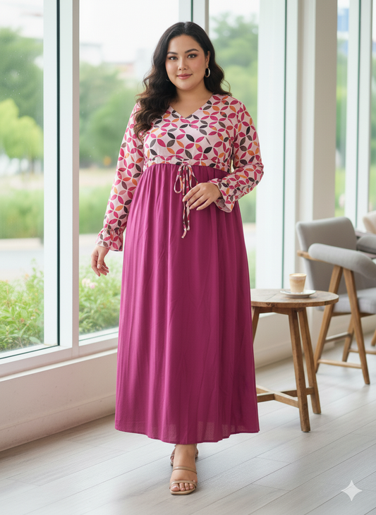 SHEIN  Drawstring Waist Dress
