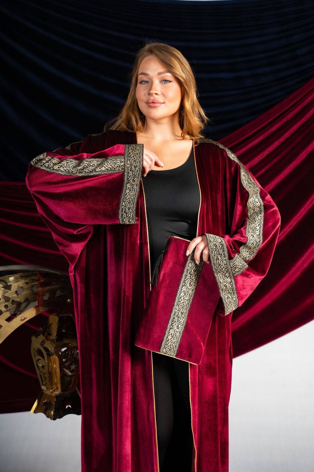 Royal Velvet Ramadan Kaftan Set