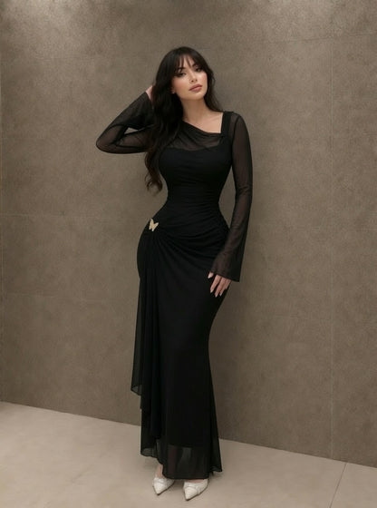 THE NOIR BUTTERFLY GOWN