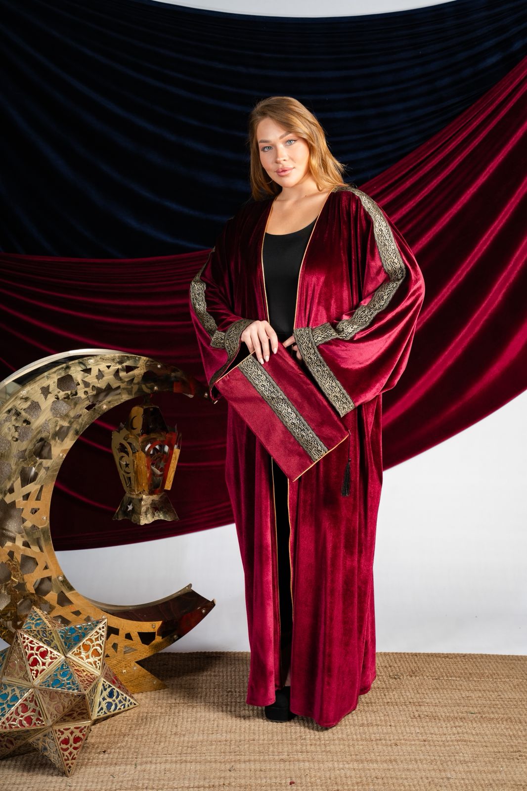 Royal Velvet Ramadan Kaftan Set